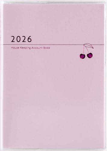 Amazon.co.jp: 高橋 家計簿 2026年 A6 プチ家計簿 ピンク No.34